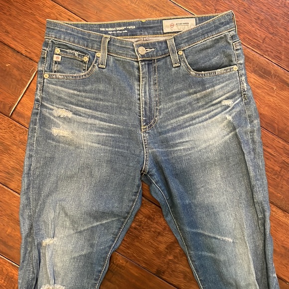 AG-ED denim The Farrah Skinny Ankle higher rise skinny ankle jeans - Picture 3 of 5